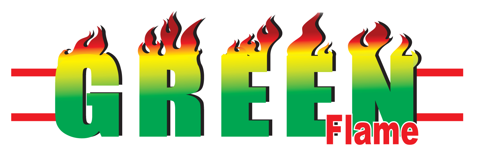 logo green flame